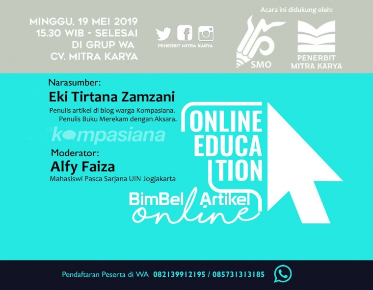 Diskusi Online Tips Menulis Di Blog Warga Kompasiana