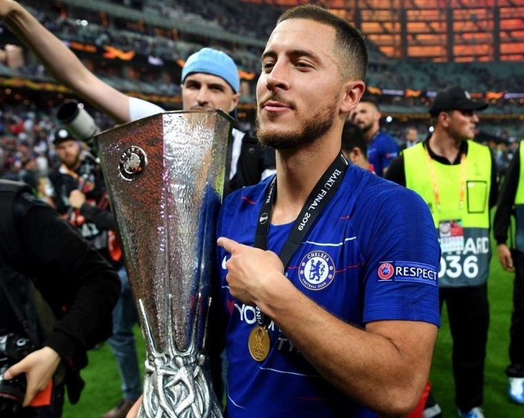 Juara Liga Europa Trophy Terakhir Hazard Bersama Chelsea Halaman All Kompasiana Com