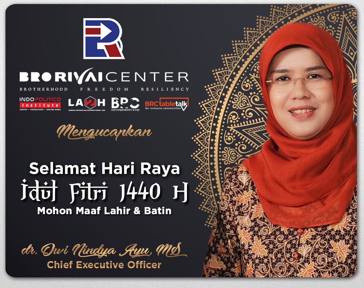 Maaf Lahir dan Batin, Brorivai Center Maknai Idul Fitri Seperti Ini