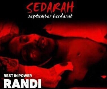 Image result for randi mahasiswa yg terluka