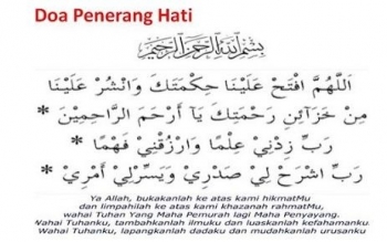 Bacaan Doa Penenang Hati Penerang Hati Latin Dan Artinya