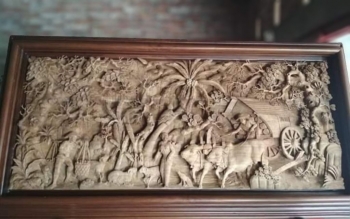 Sebuah Karya Seni Ukiran Relief 3 Dimensi Dari Jepara Sebuah Karya Seni Ukiran Relief 3 Dimensi Dari Jepara