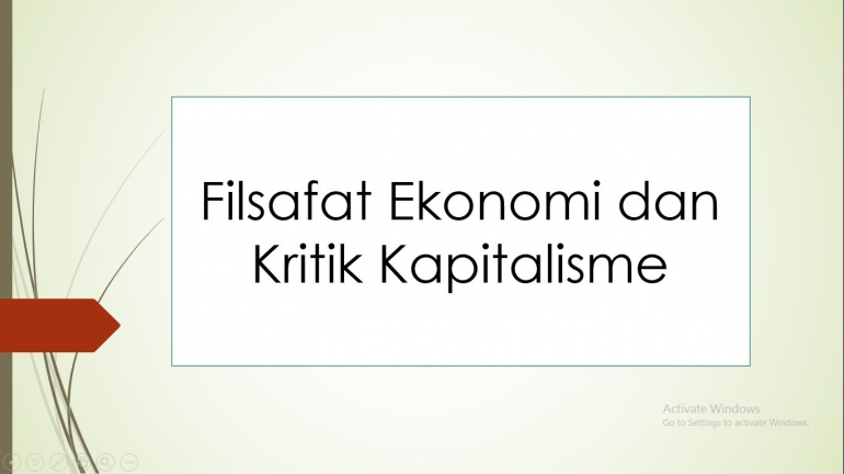 Filsafat Ekonomi dan Kritik Kapitalisme Halaman 1 - Kompasiana.com