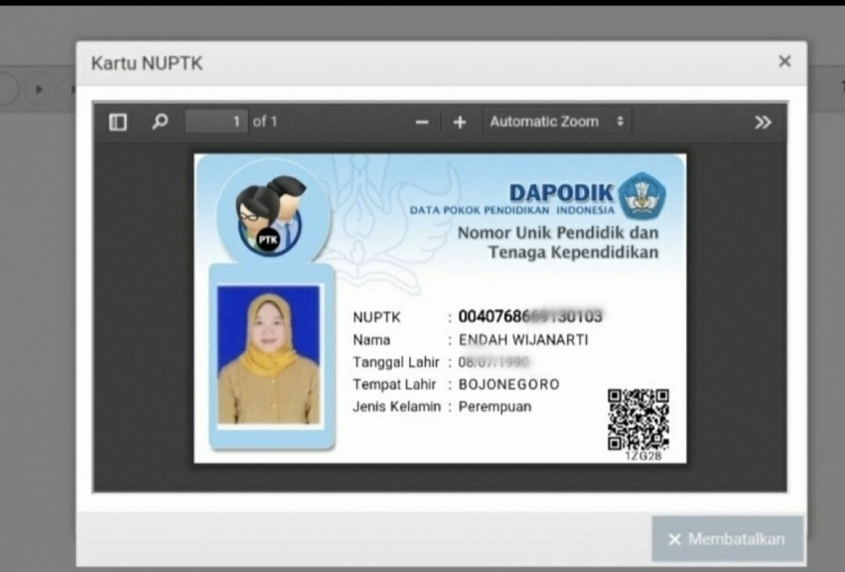 Pentingnya Nomor Nuptk Bagi Guru Tahun 2020 Kompasiana Com