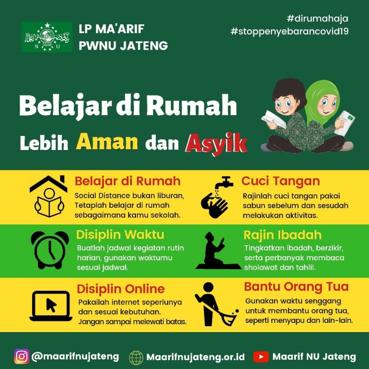 Virus Corona Poster Belajar Di Rumah Aja Guru Paud Virus Corona Poster Belajar Di Rumah Aja Guru Paud