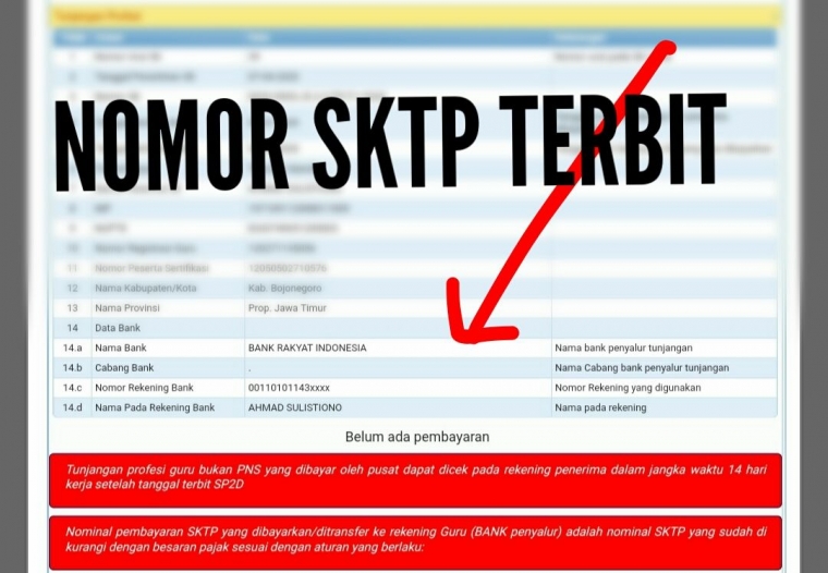 Nomor SKTP Terbit, Cek Info GTK 2020