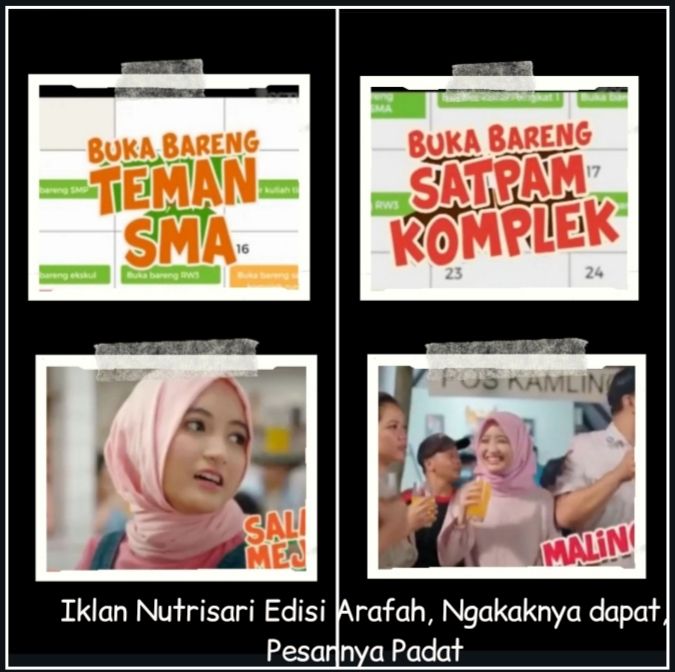 Iklan Nutrisari Edisi Arafah, Ngakaknya Dapat, Pesannya Padat