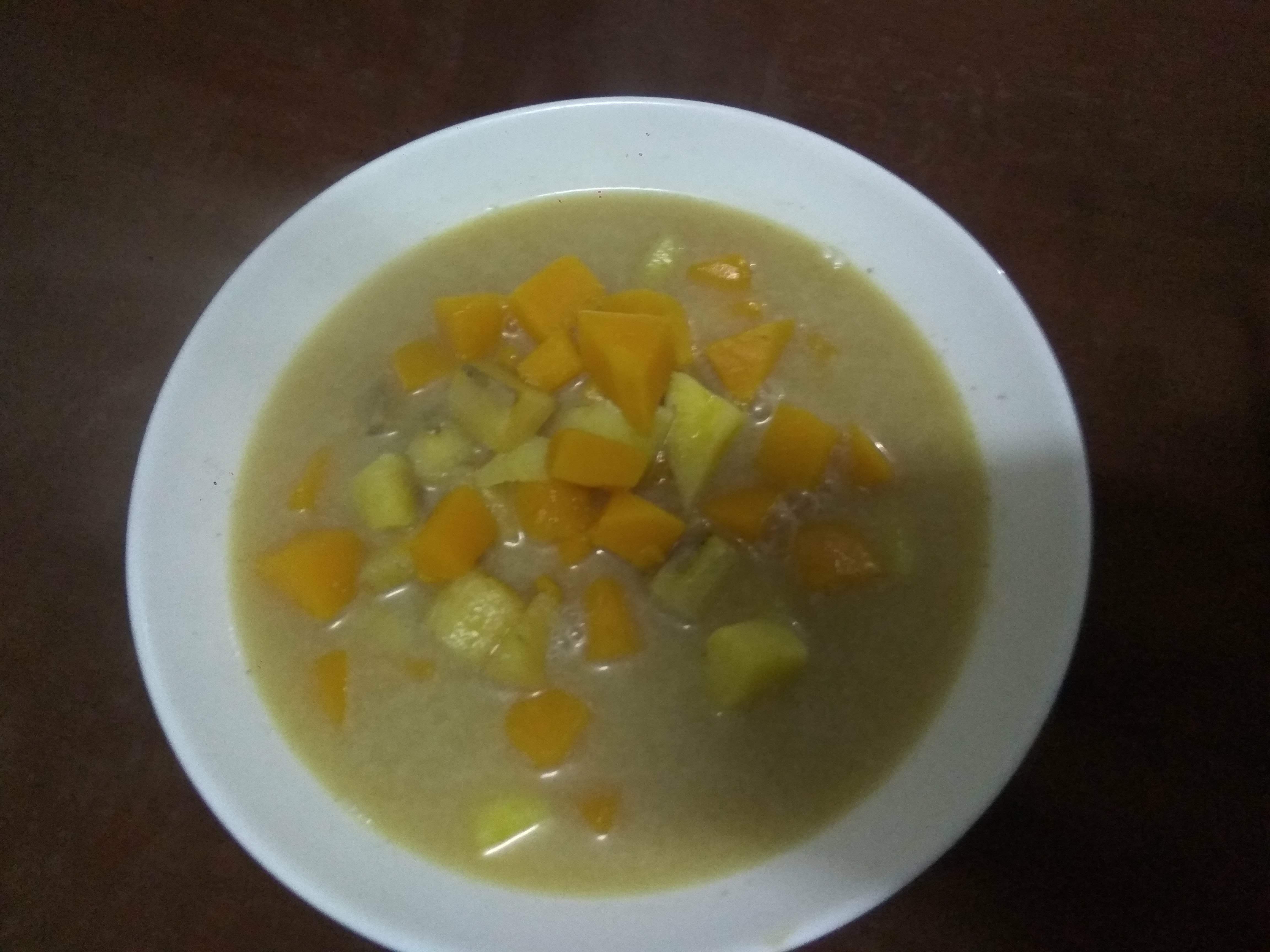 Manisnya Berbuka Puasa dengan Kolak Labu Kuning dan Pisang