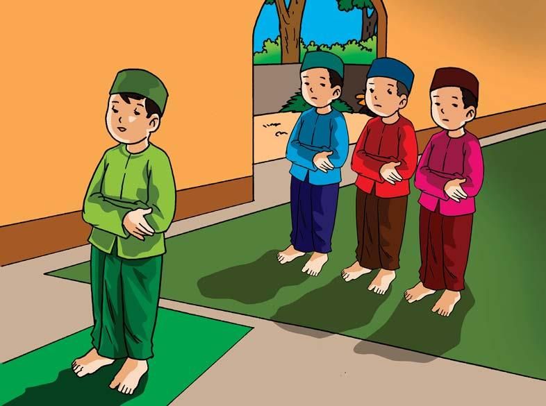 Sholat Berjamaah Gambar Orang Sholat Kartun 31+ Gambar Kartun