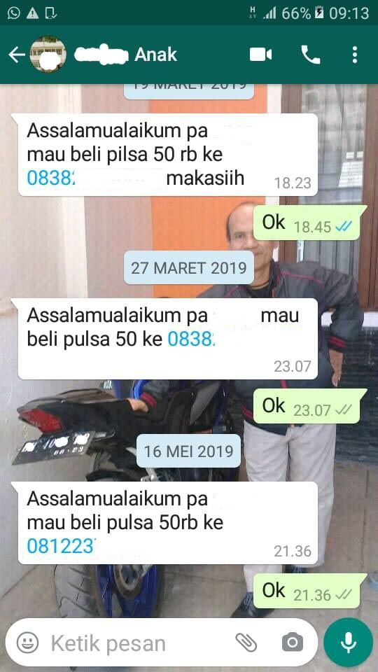Orangtua Sudah Tidak Bisa Menolak Permintaan Pulsa Internet Anaknya