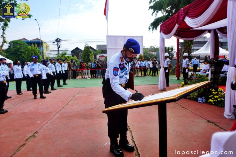 Deklarasikan Gerakan Anti Narkoba, Lapas Cilegon Dukung P4GN