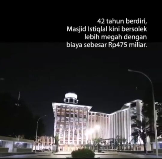 Wajah Baru Masjid Istiqlal Setelah 42 Tahun Berdiri Wajah Baru Masjid Istiqlal Setelah 42 Tahun Berdiri