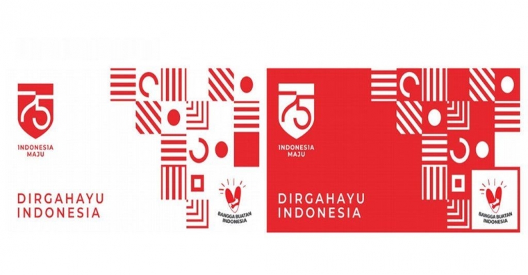 Logo Hut Ri 75 Dari Dikira Salib Sampai Mirip Bendera Jepang Mana Yang Benar Halaman All Kompasiana Com