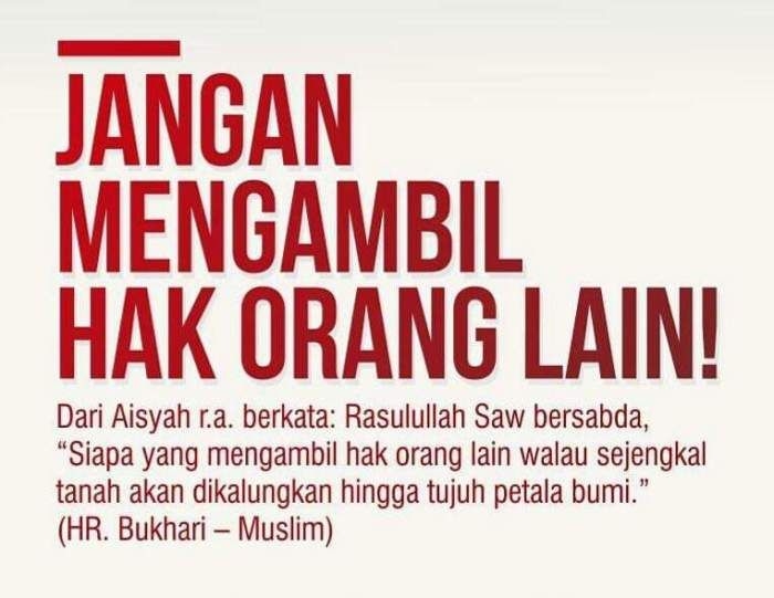 Hukum Mengambil Hak Orang Lain Halaman 1 - Kompasiana.com