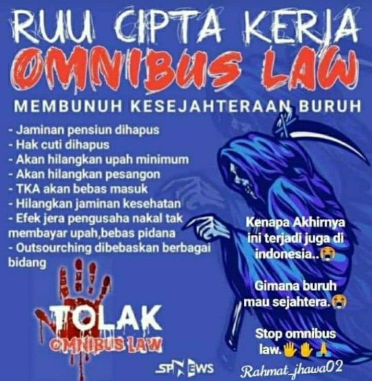 Ruu Cipta Kerja Pahami Dahulu Pasalnya Kemudian Bersuaralah Halaman All Kompasiana Com