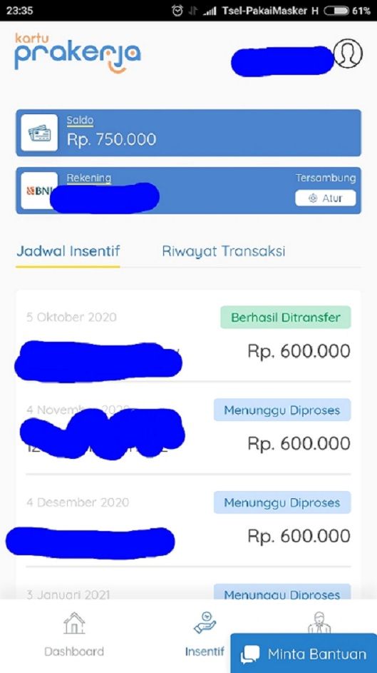 Suka Duka Proses Pencairan Insentif Pasca Pelatihan Program Kartu Prakerja Halaman 1 Kompasiana Com