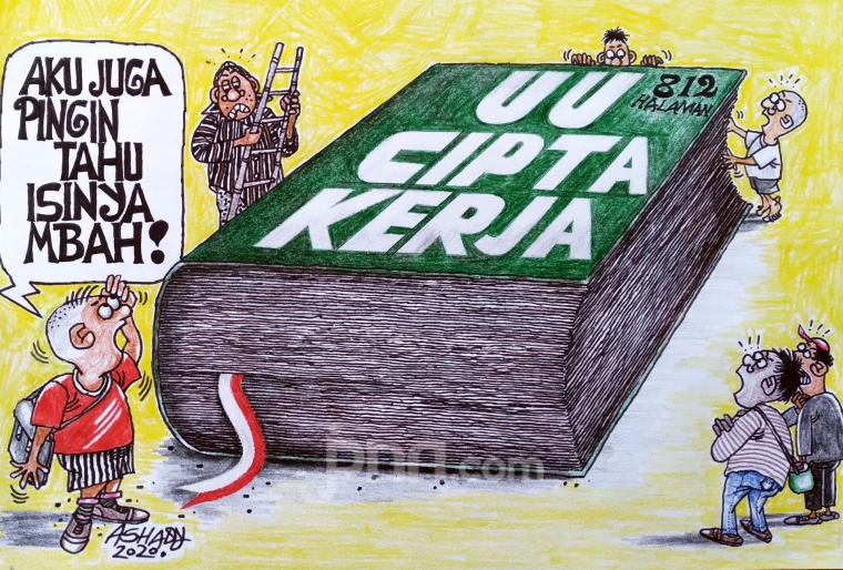 Cacat Dalam Uu Cipta Kerja Dan Buruknya Komunikasi Politik Pemerintahan Jokowi Halaman 1 Kompasiana Com