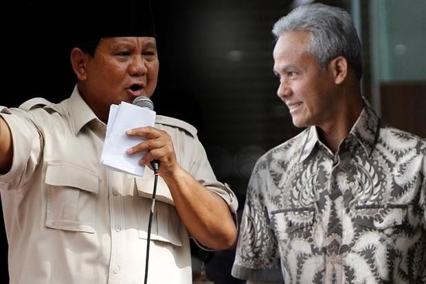 Ganjar Pranowo and Prabowo Subianto