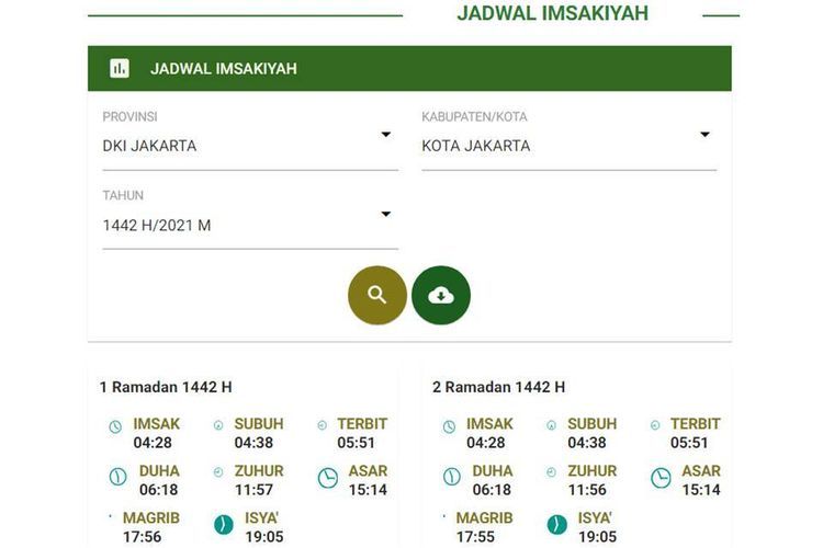 Jadwal Puasa Ramadhan 2021 (Jadwal Imsakiyah 1442 H) Kemenag, NU, dan