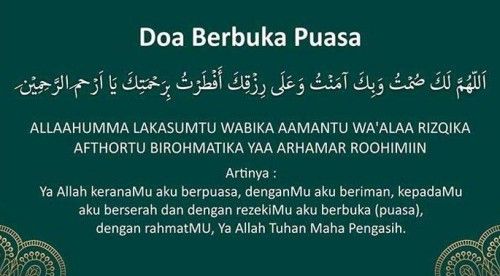 Doa Yang Paling Kuingat Adalah Doa Buka Puasa - Kompasiana.com