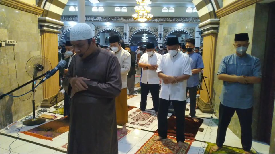 Alhamdulillah, Salat Idul Fitri di Masjid Agung Baitussalam Purwokerto Khusyuk dan Tertib
