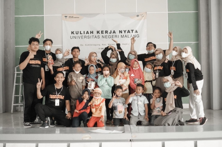 Tingkatkan Semangat Belajar Anak di Masa Pandemi, Mahasiswa KKN UM