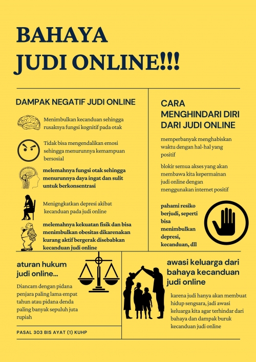 Maraknya Judi Online pada Masa Pandemi, Mahasiswa UNDIP Berikan Edukasi Bahayanya Kecanduan Judi Online yang Dapat Merusak Fungsi Otak - Kompasiana.com