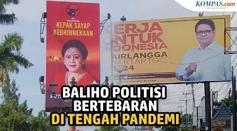 Partai Politik Tetap Pasang Baliho Politisi Di Masa Pandemi, Ini ...