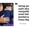 Naqoy Parenting: Pelukan Ayah untuk Anak Laki-lakinya