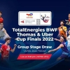 Hasil Drawing Piala Thomas dan Uber Cup 2022, Indonesia Masih Menjadi Timnas Unggulan