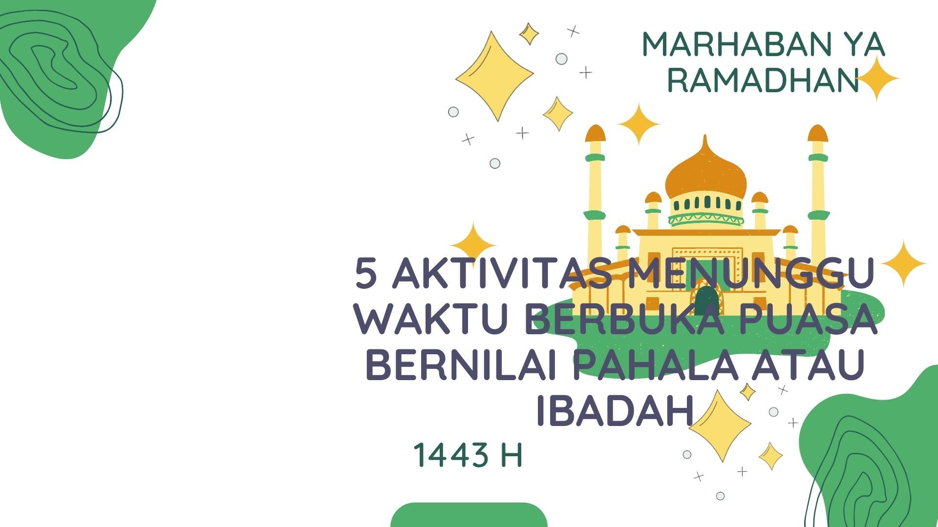 5 Aktivitas Ngabuburit Bernilai Pahala