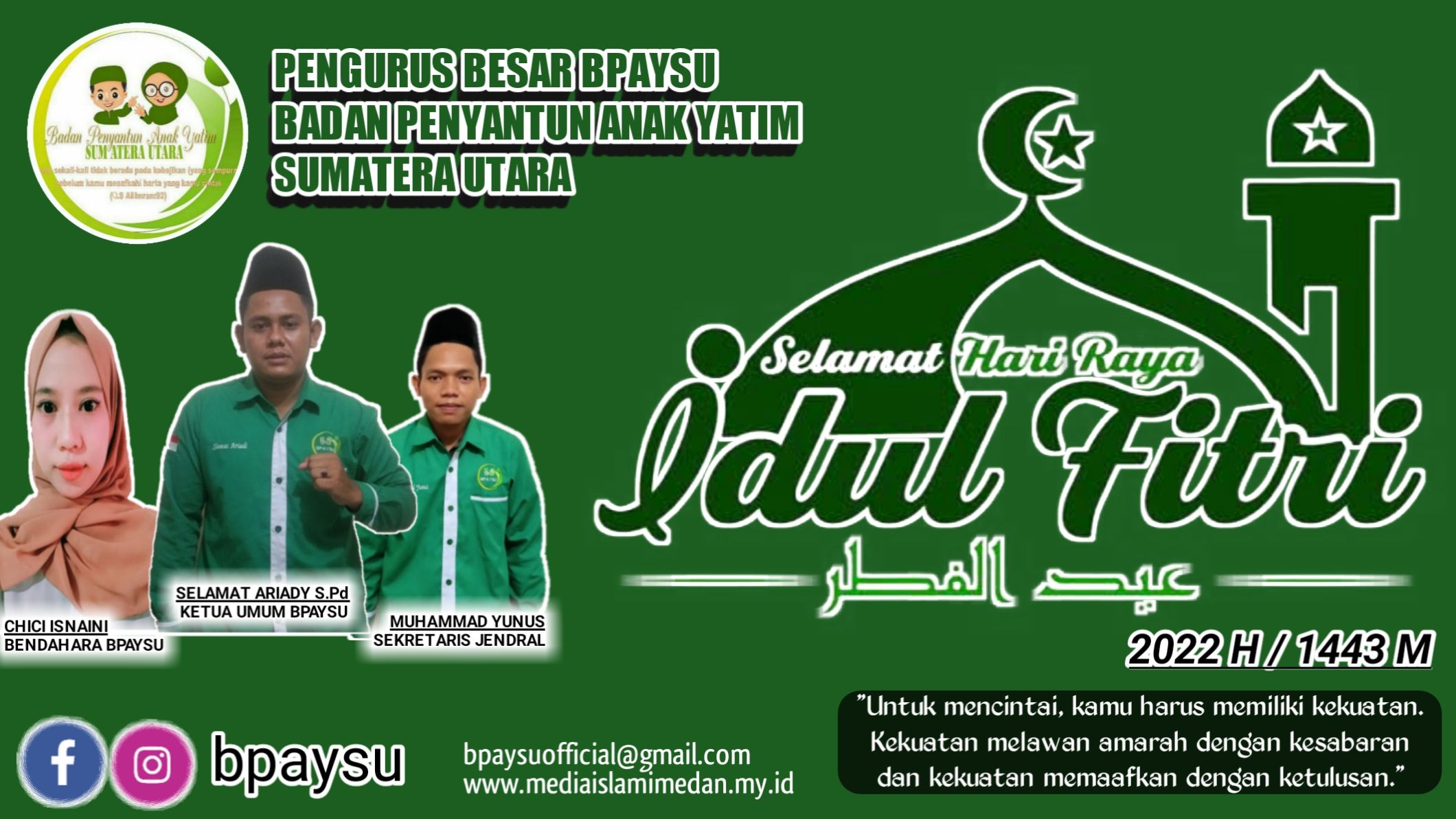 Bpaysu Mengucapkan Selamat Hari Raya Idul Fitri