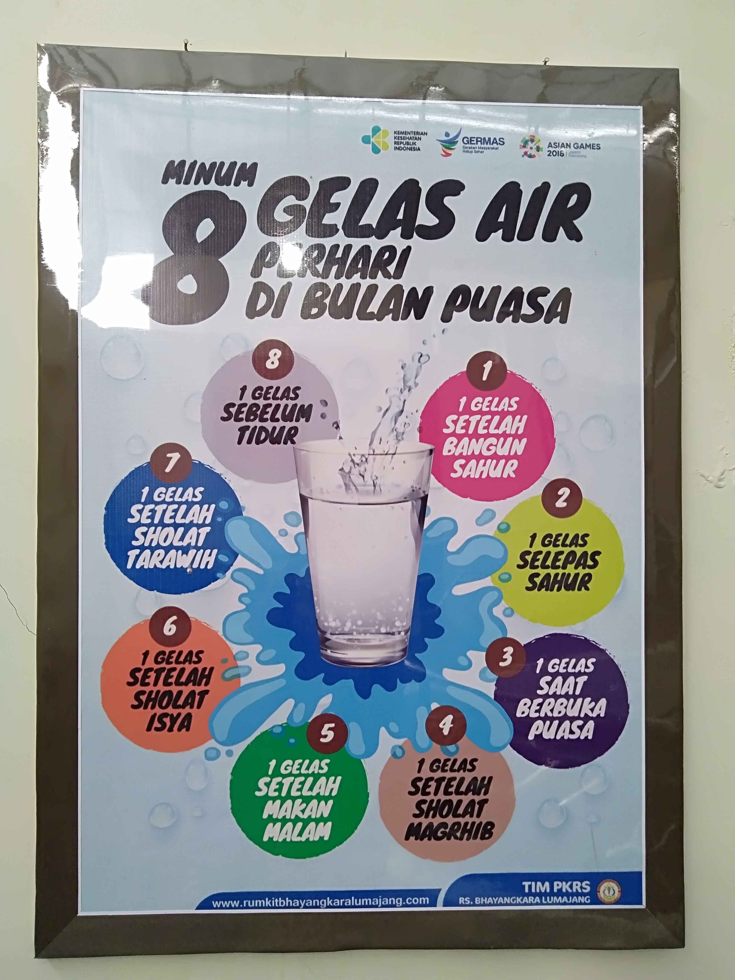 Panduan Minum Air Putih saat Puasa