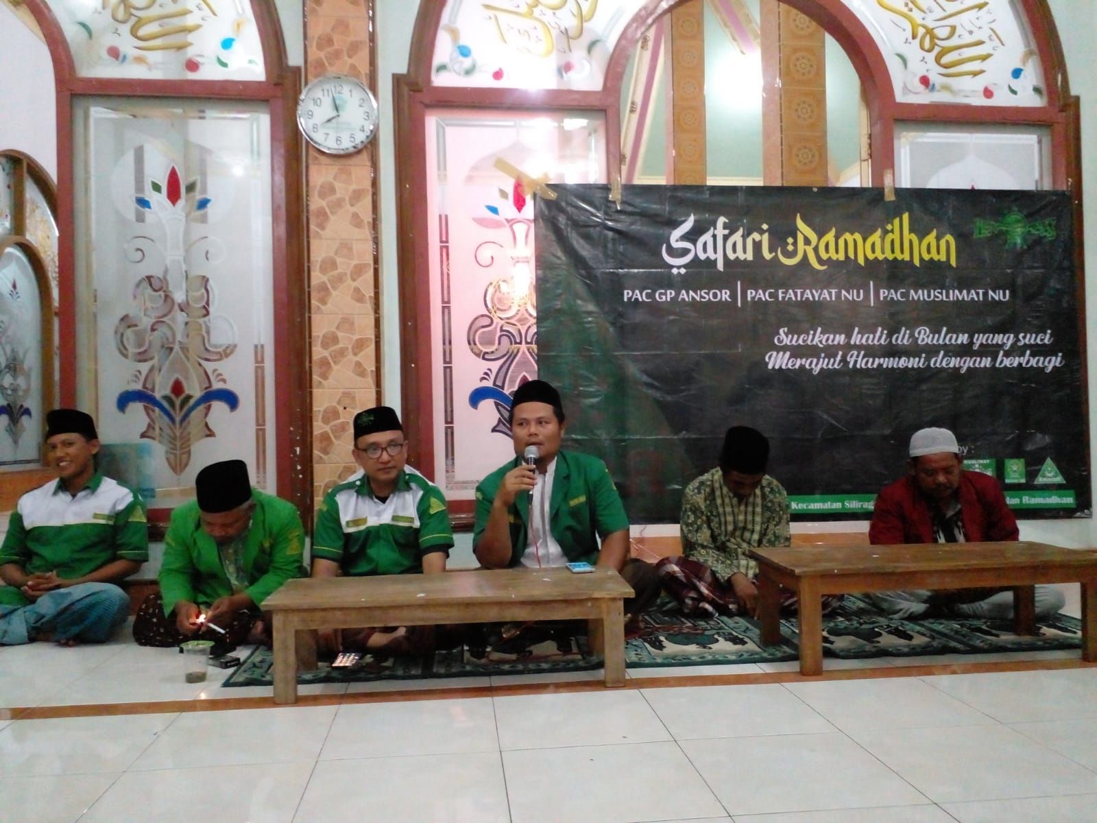 GP Ansor Fatayat Muslimat dan Penyuluh Agama Islam Kecamatan Siliragung Safari Ramadhan di Desa Buluagung