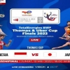 Optimis Menghitung Peluang Indonesia vs Jepang di Semifinal Piala Thomas