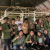 Mahasiswa KKNT MBKM UPN Jatim Dampingi UMKM Dunia Jamur Membuat Baglog dan Menyemai Bibit Jamur Tiram
