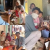 KKN Tematik UPI 2022: Membagikan Jajanan Sehat dan Vitamin C kepada Anak-anak di Desa Margasana