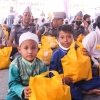 Berbagi Kebahagiaan, SMK Makarya Bogor Santuni 100 Anak Yatim