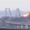 Jembatan Vital Krimea ke Rusia Meledak, Rusia Kecolongan Lagi