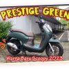 Warna Hijaunya Berkelas All New Scoopy Prestige Green