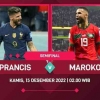 Prediksi Semifinal Piala Dunia 2022: Prancis Vs Maroko, Siapa Menang?