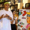 The Beauty of Bali, Live Painting yang Ditampilkan Rakajana X Evekoss di Pameran REVEALS