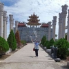 Vihara 1000 Patung di Tanjung Pinang Megah Seperti Tembok Cina