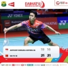 Ginting Gagal Revange Melawan Shi Yuqi di Babak 16 Besar Daihatsu Indonesia Masters 2023