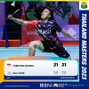 Hasil Pertandingan Babak 32 Besar: 13 Wakil Indonesia Melaju ke Babak 16 Besar di Thailand Masters 2023