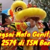 Barongsai Mata Genit, Imlek 2574 di TSM Bandung