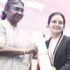 Atlet Bela Diri Kashmir Hanaya Nisar Menerima Penghargaan Tertinggi India