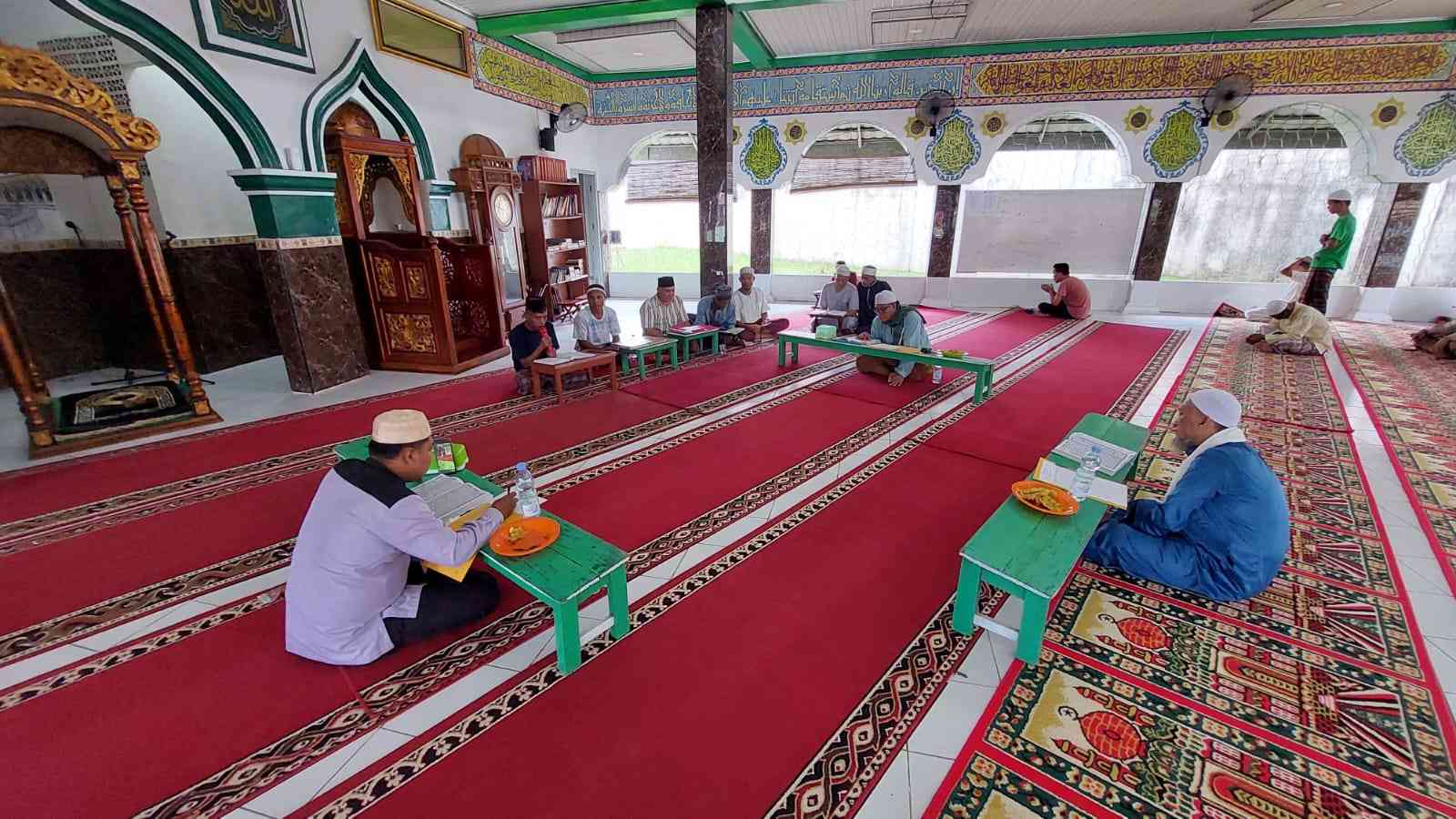 Semangat Ramadhan, WBP Lapas Kelas I Palembang Rutin Lakukan Tadarusan