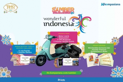 Samber Hadiah Motor Listrik Hingga Uang Tunai Jutaan Rupiah di Samber Pesona Indonesia!