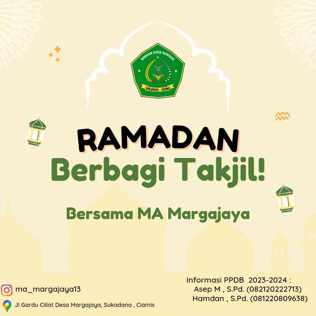 Ramadhan Berbagi Takjil Bersama MA Margajaya